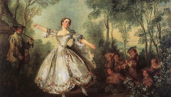 Nicolas Lancret : La Camargo dansant (vers 1730)