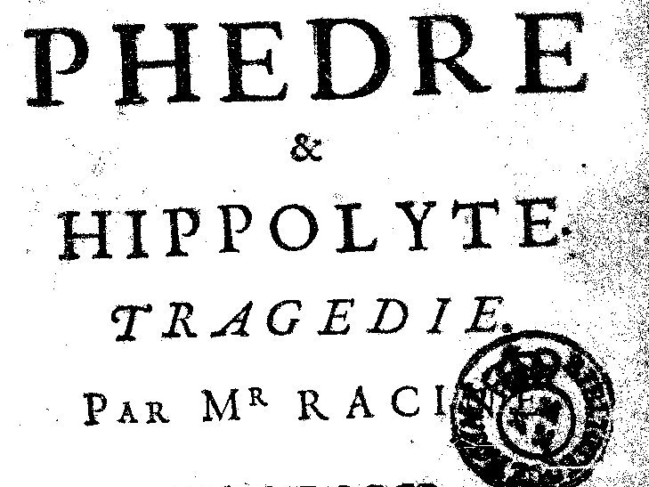  Page de titre de l'édition parue chez Claude Barbin à Paris, "au Palais, sur le perron de la Sainte Chapelle" (1678)