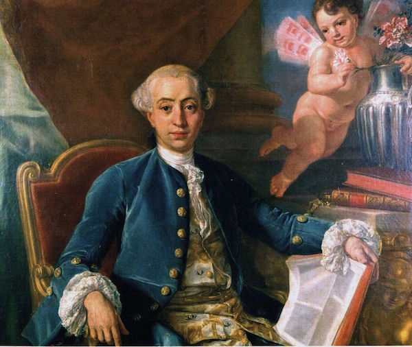 Portrait de Giacomo Casanova par Anton Raphael Mengs