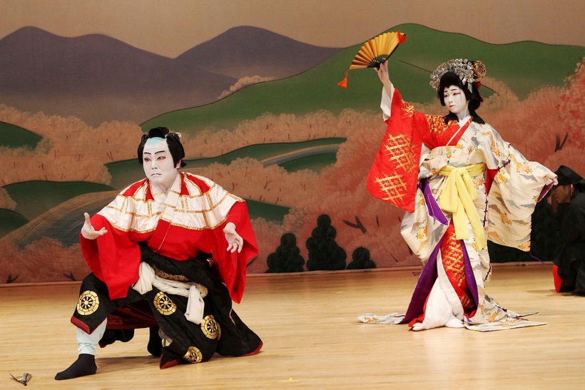 Kabuki Dance featuring Bando Kotji with live music at Japan Society